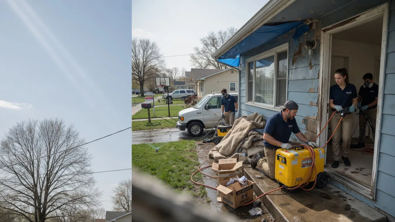 Basement Flood Cleanup in Mount Ayr, IN near me